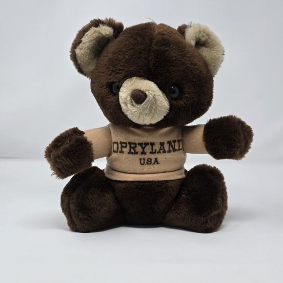Opryland Brown Bear Stuffed Animal Teddy Souvenir 1982 - Picture 1 of 6